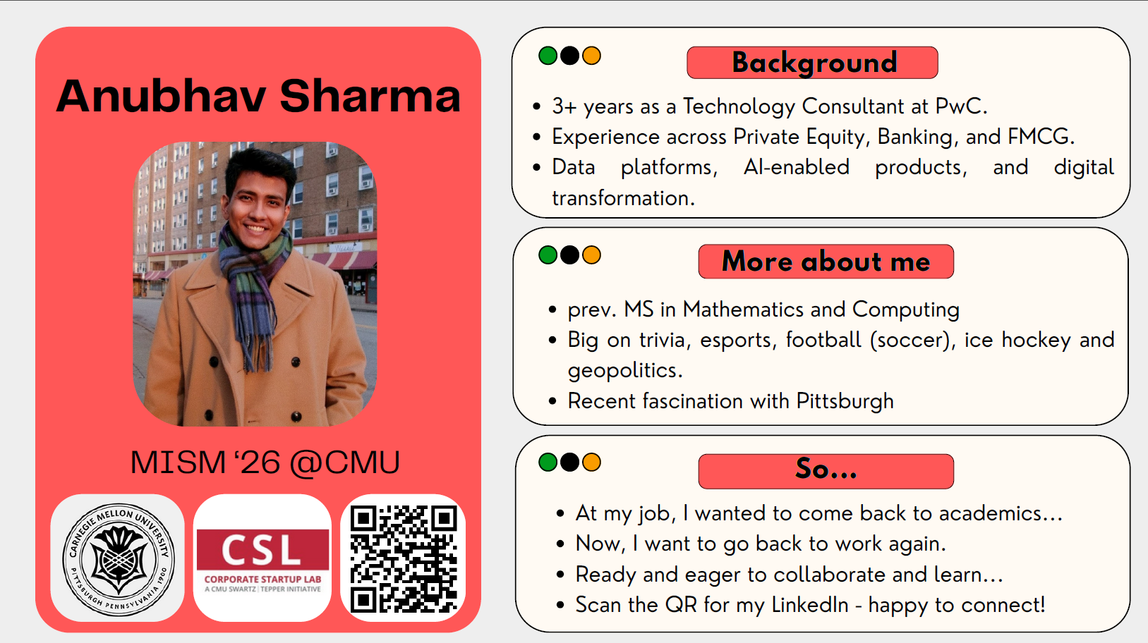 Anubhav Sharma — MISM '26 at Carnegie Mellon